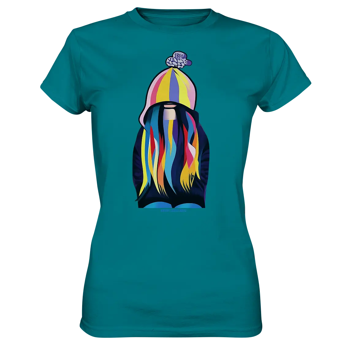 Farbenfrohes Urban Art Design – Ausdruckskraft & Dynamik - Ladies Premium Shirt Bright Lights Arts