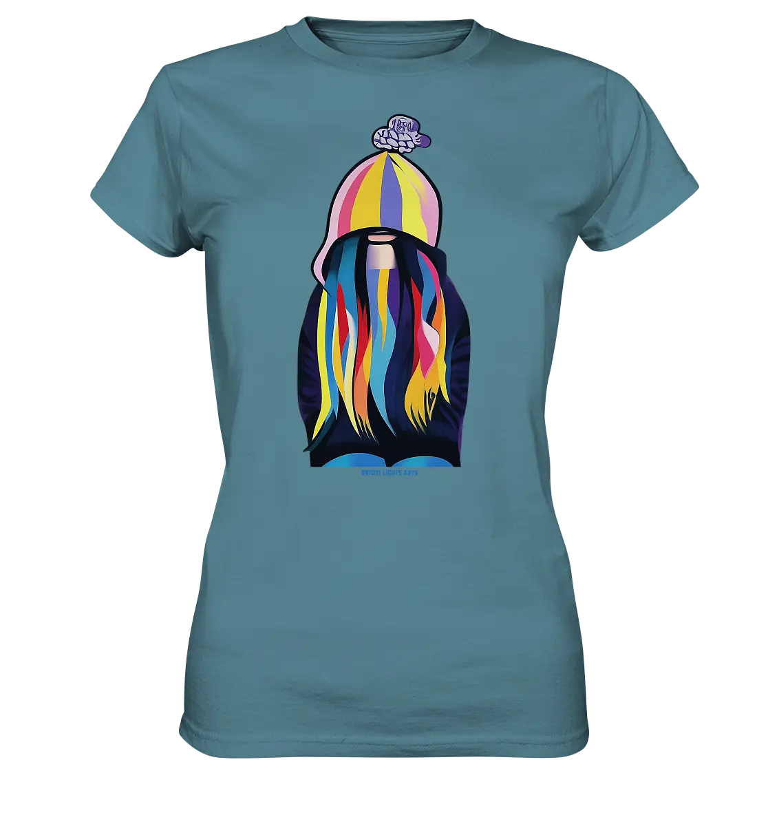 Farbenfrohes Urban Art Design – Ausdruckskraft & Dynamik - Ladies Premium Shirt Bright Lights Arts