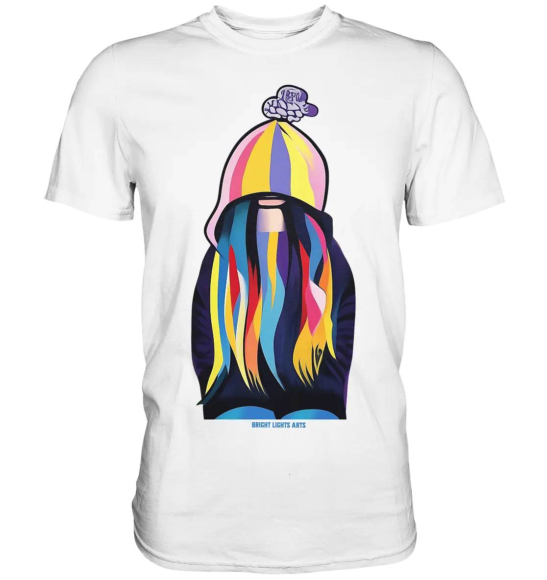 Farbenfrohes Urban Art Design – Ausdruckskraft & Dynamik - Premium Shirt Bright Lights Arts
