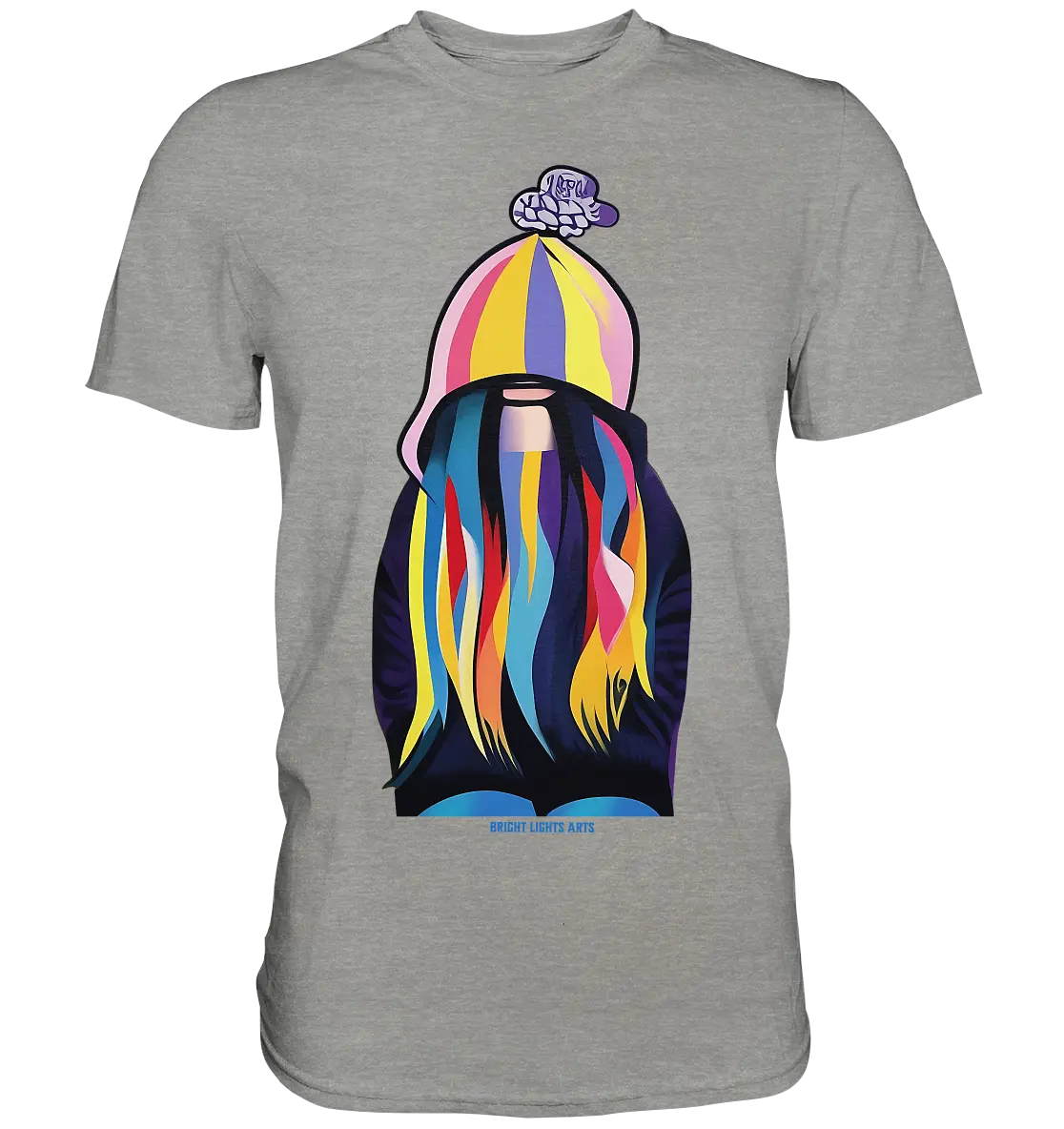 Farbenfrohes Urban Art Design – Ausdruckskraft & Dynamik - Premium Shirt Bright Lights Arts