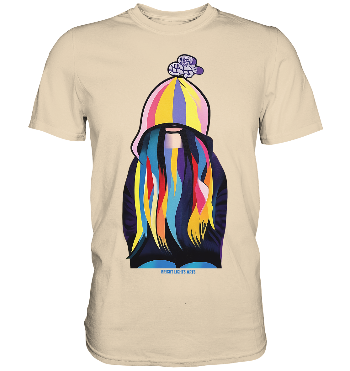 Farbenfrohes Urban Art Design – Ausdruckskraft & Dynamik - Premium Shirt Bright Lights Arts