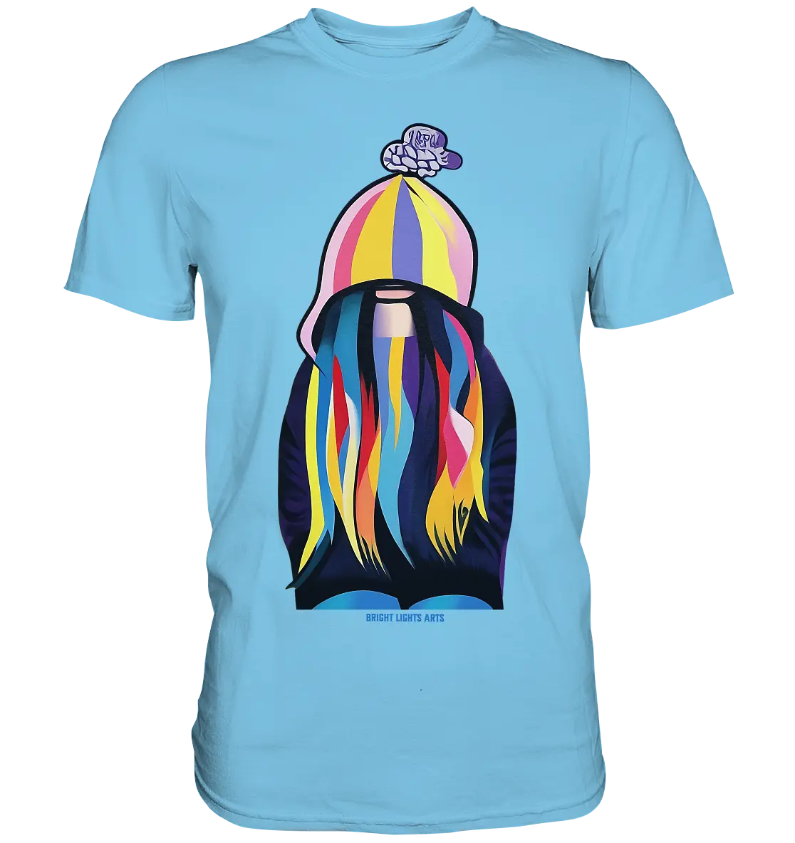 Farbenfrohes Urban Art Design – Ausdruckskraft & Dynamik - Premium Shirt Bright Lights Arts