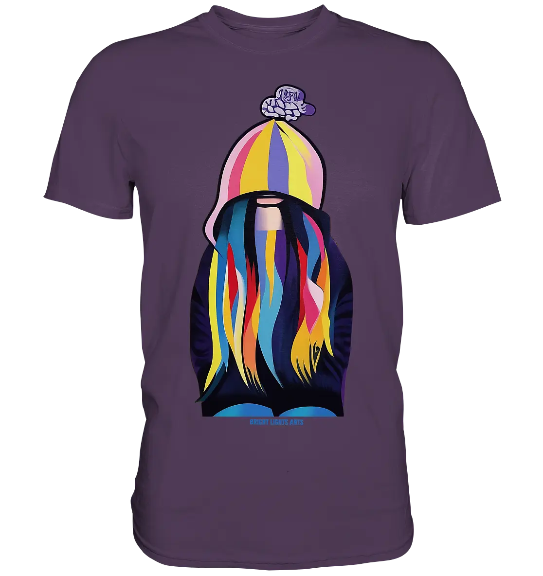 Farbenfrohes Urban Art Design – Ausdruckskraft & Dynamik - Premium Shirt Bright Lights Arts