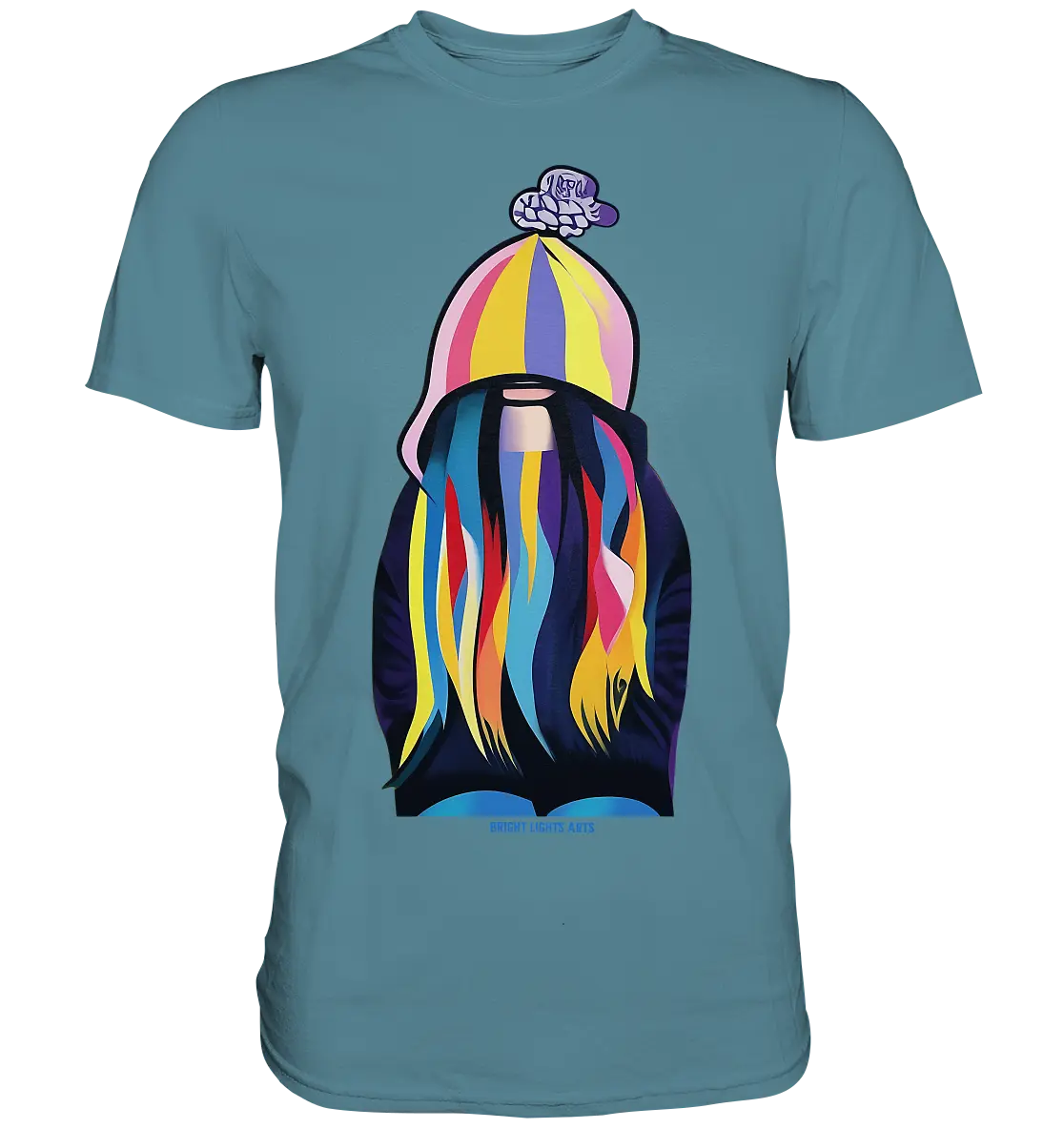 Farbenfrohes Urban Art Design – Ausdruckskraft & Dynamik - Premium Shirt Bright Lights Arts