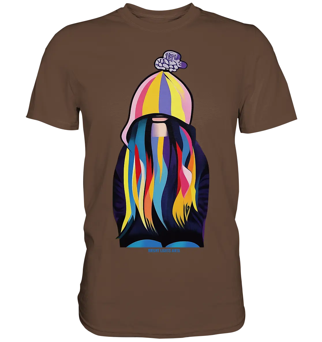 Farbenfrohes Urban Art Design – Ausdruckskraft & Dynamik - Premium Shirt Bright Lights Arts