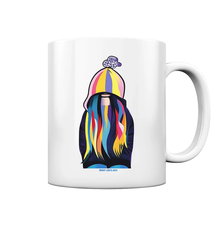 Farbenfrohes Urban Art Design – Ausdruckskraft & Dynamik - Tasse glossy Bright Lights Arts