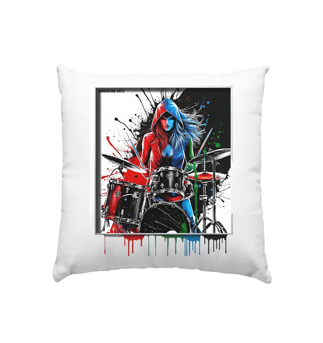 Farbenschlag - Kissen 40x40cm Bright Lights Arts