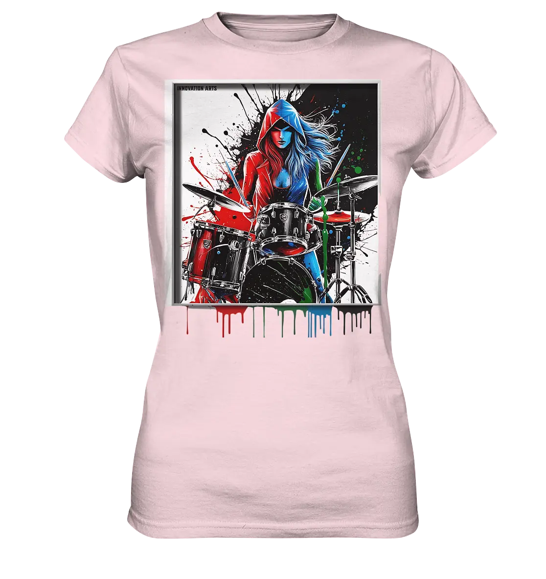 Farbenschlag - Ladies Premium Shirt Bright Lights Arts