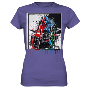 Farbenschlag - Ladies Premium Shirt Bright Lights Arts