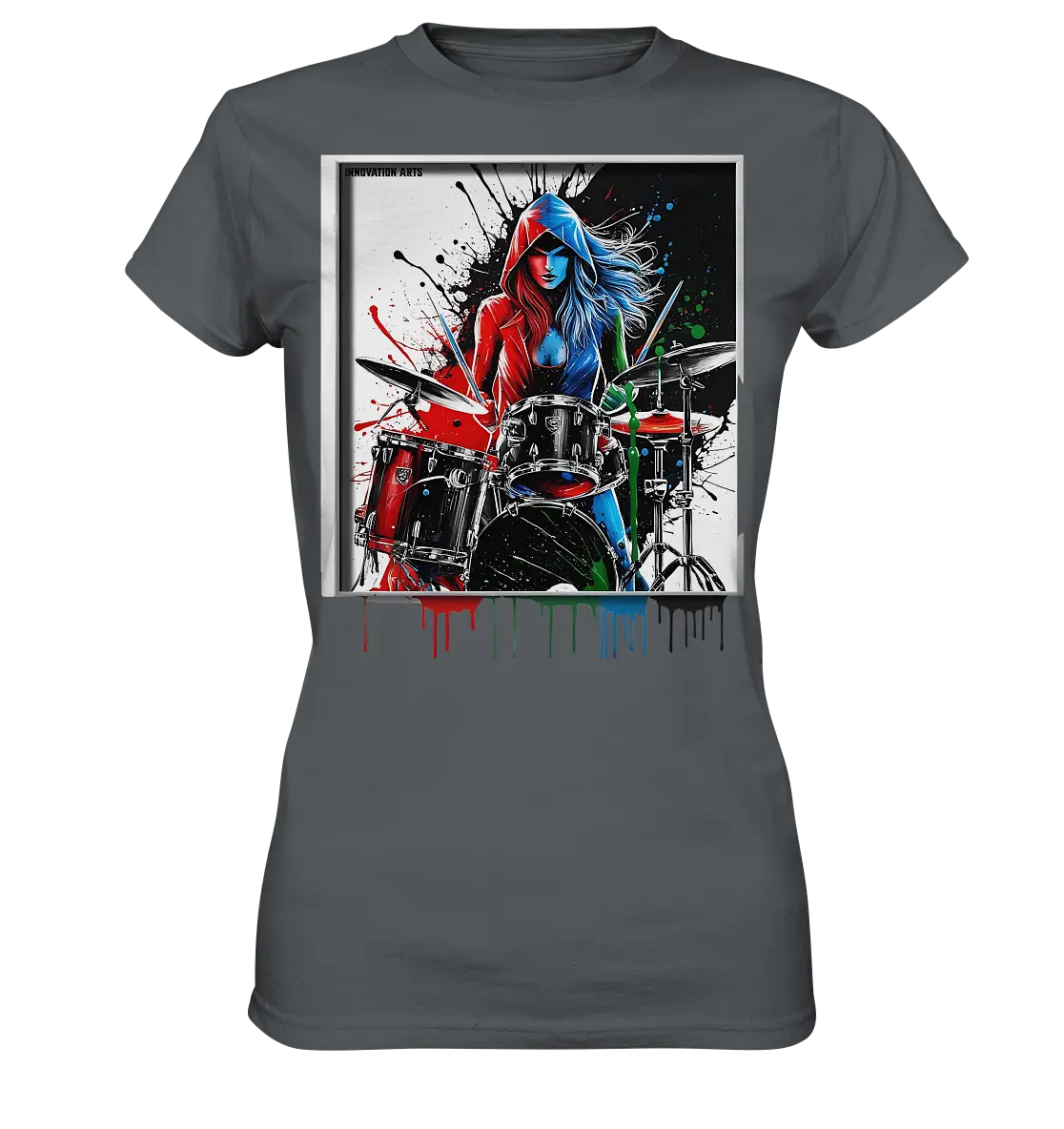 Farbenschlag - Ladies Premium Shirt Bright Lights Arts