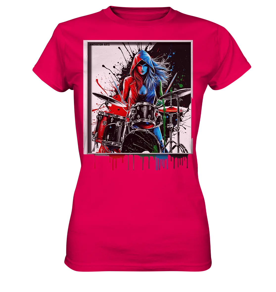 Farbenschlag - Ladies Premium Shirt Bright Lights Arts