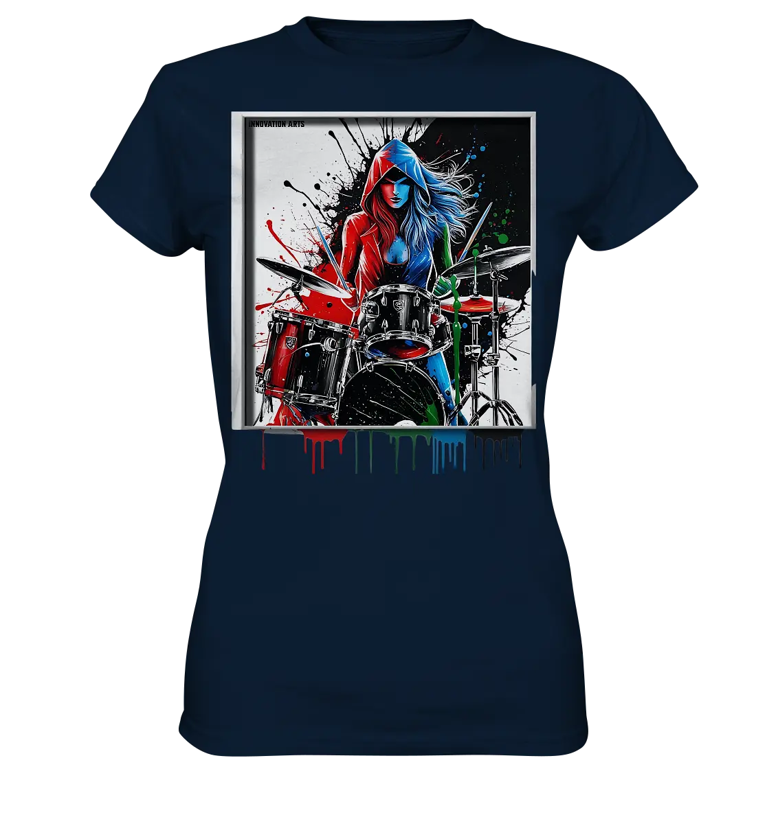 Farbenschlag - Ladies Premium Shirt Bright Lights Arts