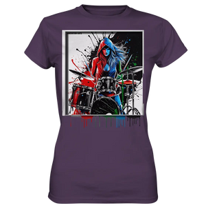 Farbenschlag - Ladies Premium Shirt Bright Lights Arts