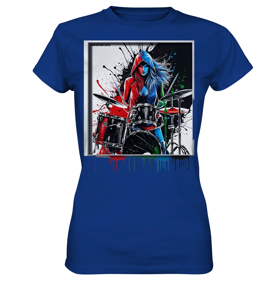 Farbenschlag - Ladies Premium Shirt Bright Lights Arts