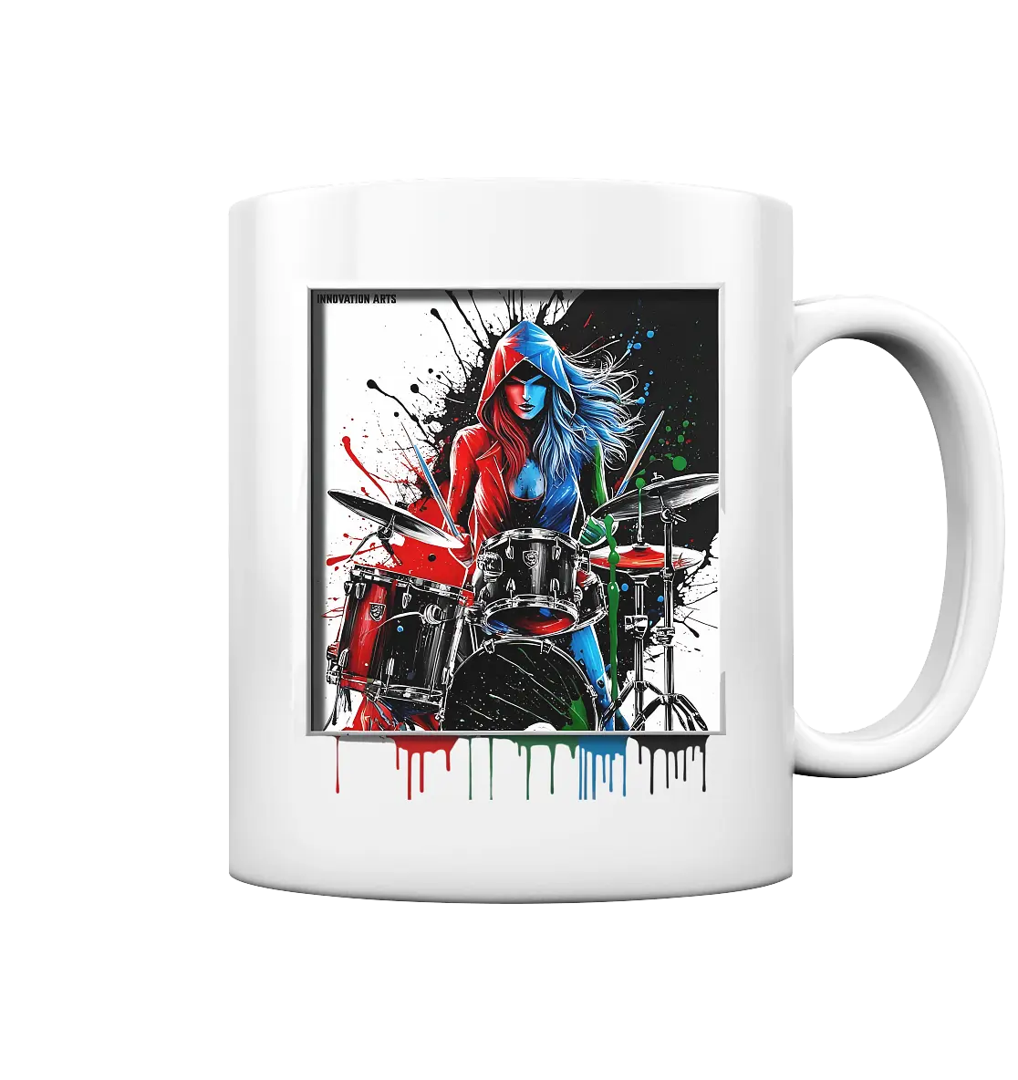 Farbenschlag - Tasse glossy Bright Lights Arts