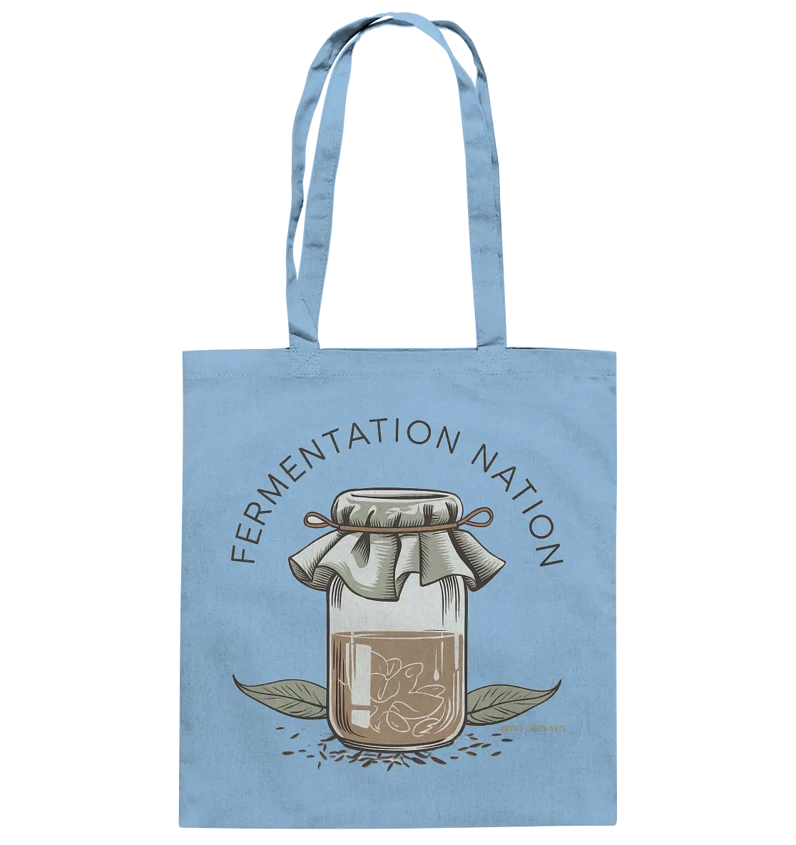 Fermentation Nation – Vintage Glasdesign - Baumwolltasche Bright Lights Arts