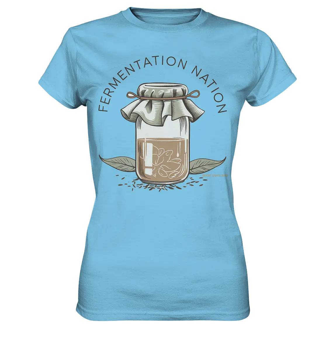 Fermentation Nation – Vintage Glasdesign - Ladies Premium Shirt Bright Lights Arts