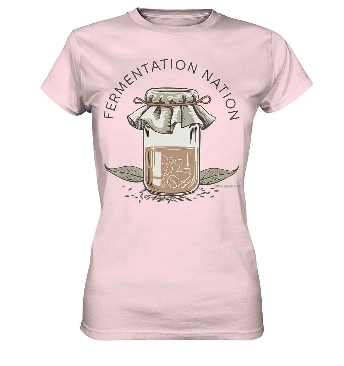 Fermentation Nation – Vintage Glasdesign - Ladies Premium Shirt Bright Lights Arts