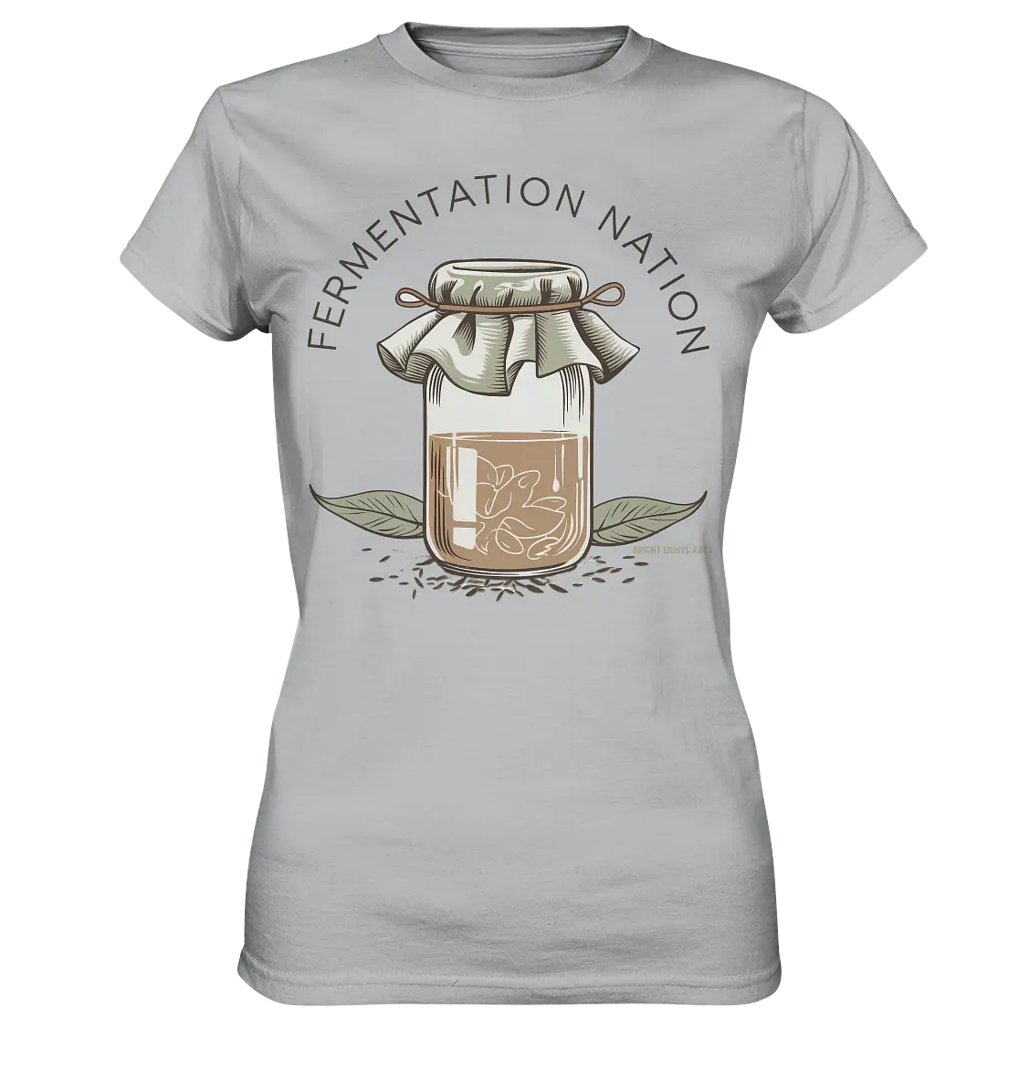 Fermentation Nation – Vintage Glasdesign - Ladies Premium Shirt Bright Lights Arts