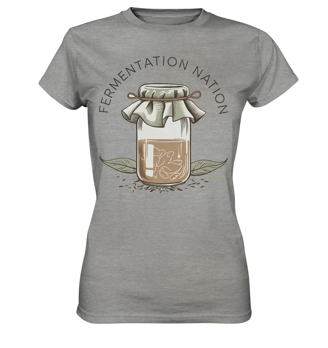 Fermentation Nation – Vintage Glasdesign - Ladies Premium Shirt Bright Lights Arts