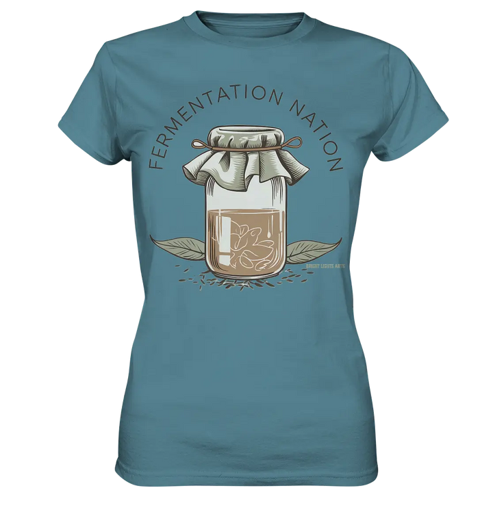 Fermentation Nation – Vintage Glasdesign - Ladies Premium Shirt Bright Lights Arts