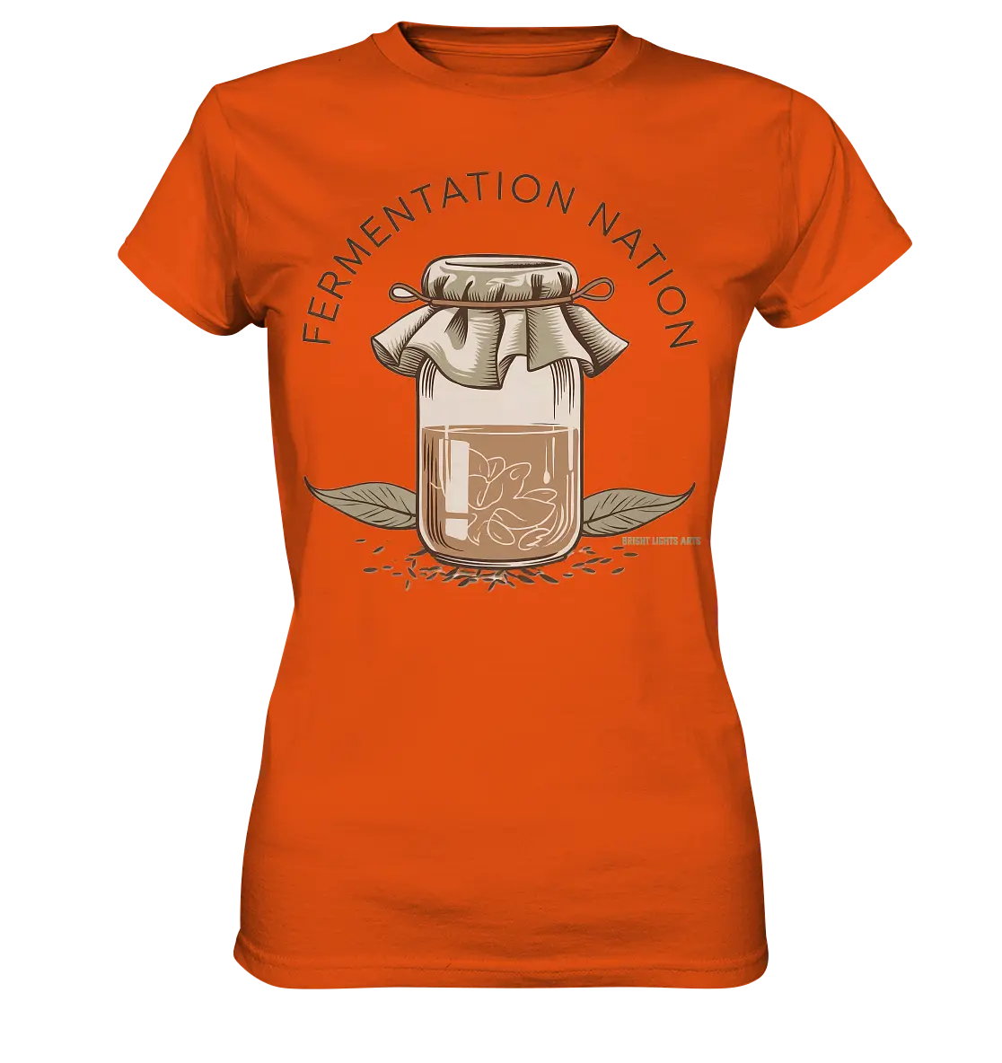 Fermentation Nation – Vintage Glasdesign - Ladies Premium Shirt Bright Lights Arts