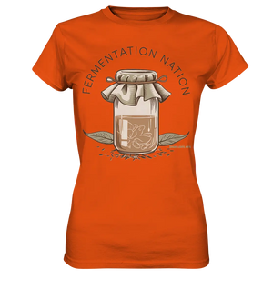 Fermentation Nation – Vintage Glasdesign - Ladies Premium Shirt Bright Lights Arts