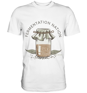 Fermentation Nation – Vintage Glasdesign - Premium Shirt Bright Lights Arts