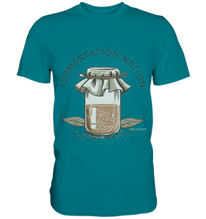 Fermentation Nation – Vintage Glasdesign - Premium Shirt Bright Lights Arts