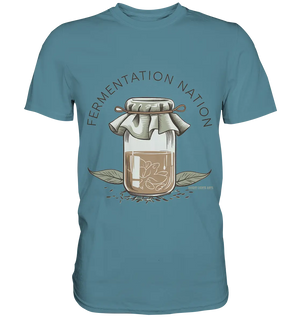 Fermentation Nation – Vintage Glasdesign - Premium Shirt Bright Lights Arts