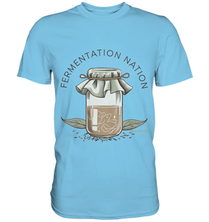 Fermentation Nation – Vintage Glasdesign - Premium Shirt Bright Lights Arts
