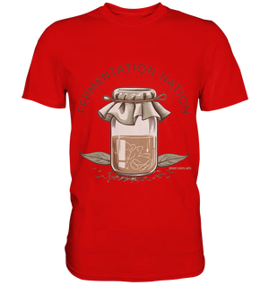 Fermentation Nation – Vintage Glasdesign - Premium Shirt Bright Lights Arts