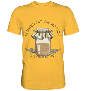 Fermentation Nation – Vintage Glasdesign - Premium Shirt Bright Lights Arts