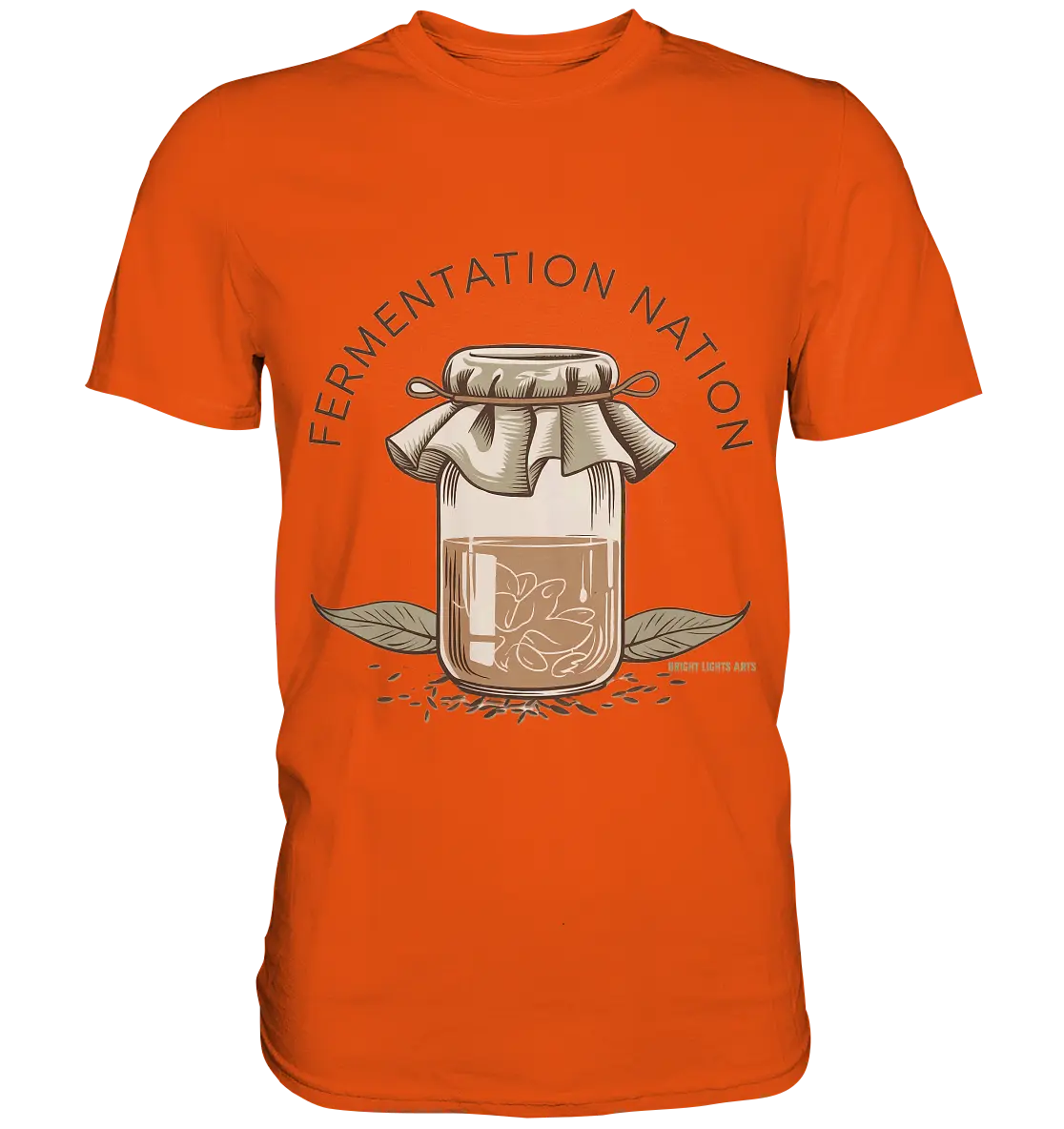 Fermentation Nation – Vintage Glasdesign - Premium Shirt Bright Lights Arts