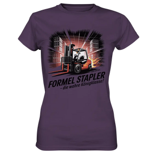 Formel Stapler – Die Königsklasse der Flurförderfahrzeuge - Ladies Premium Shirt Bright Lights Arts