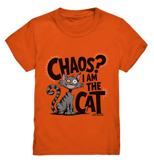 Frech und außergewöhnlich Cartoon Katze mit wildem Blick Ein humorvolles Design - Kids Premium Shirt Bright Lights Arts