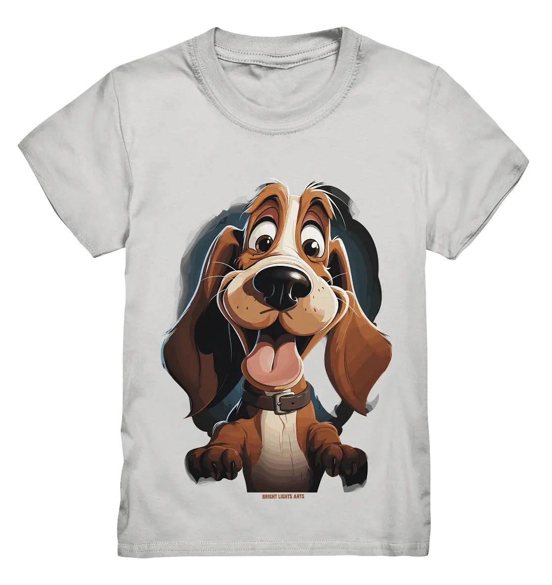 Frecher Hund – Charmantes Cartoon-Design mit Hund - Kids Premium Shirt Bright Lights Arts