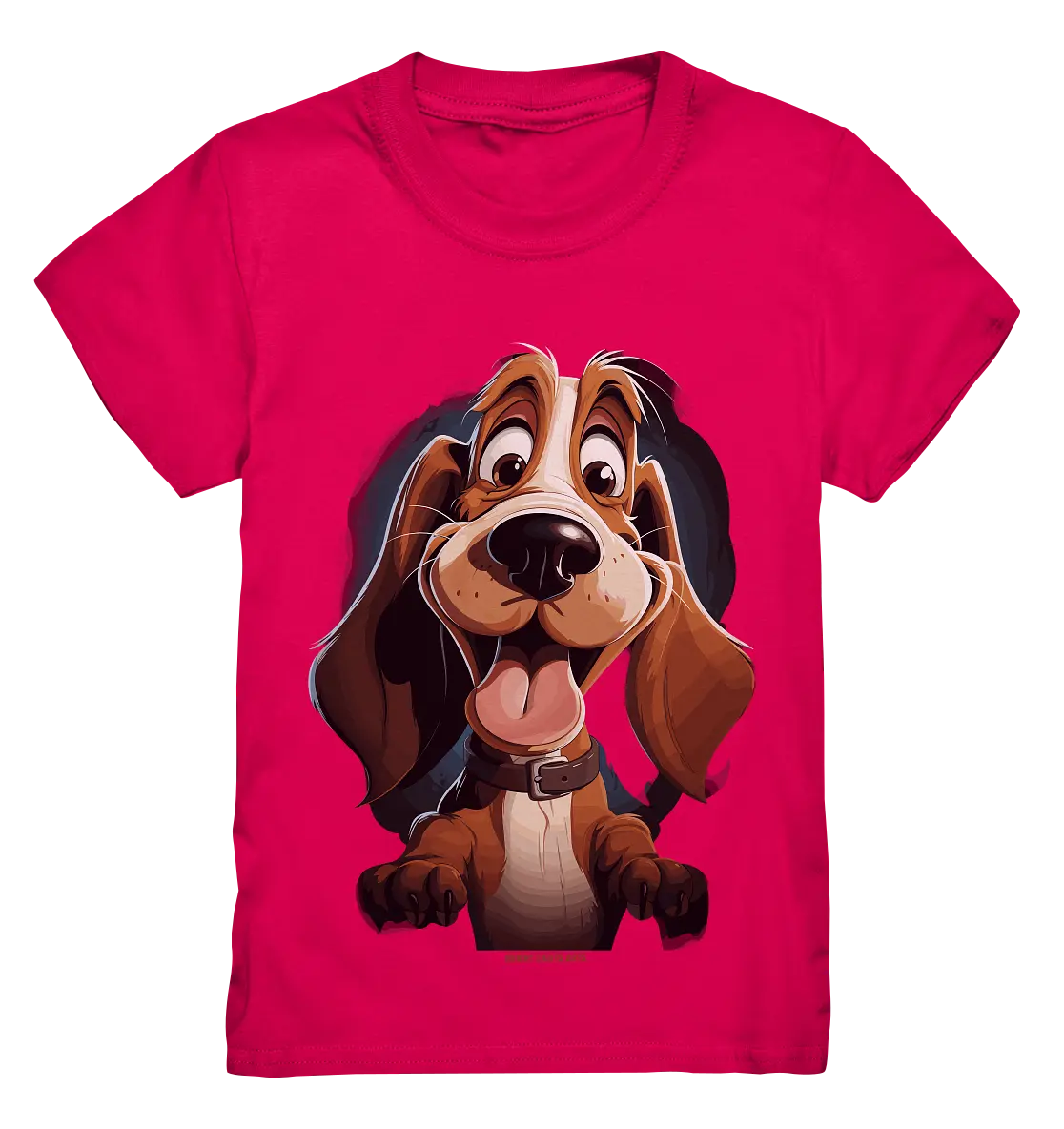 Frecher Hund – Charmantes Cartoon-Design mit Hund - Kids Premium Shirt Bright Lights Arts