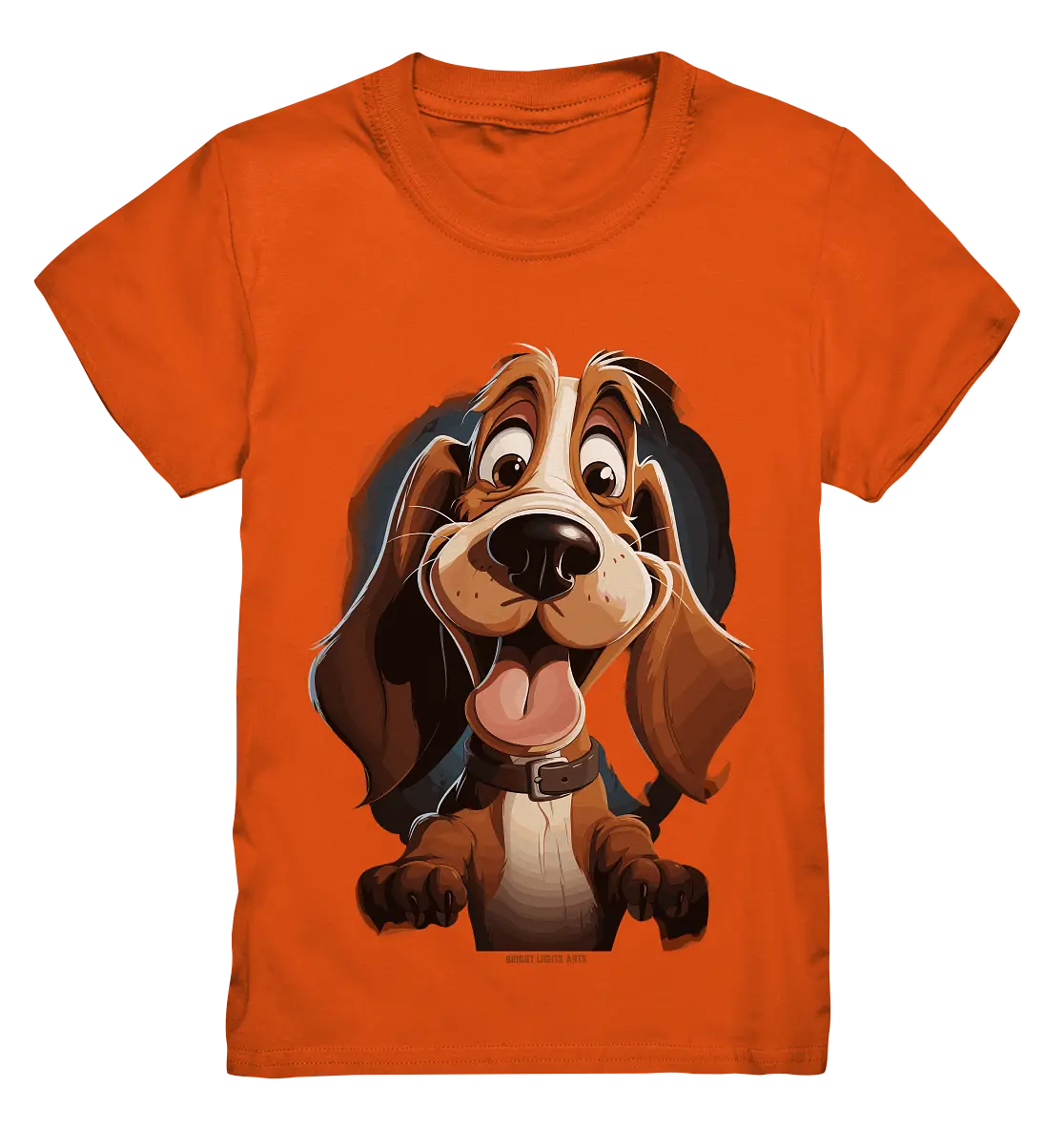 Frecher Hund – Charmantes Cartoon-Design mit Hund - Kids Premium Shirt Bright Lights Arts