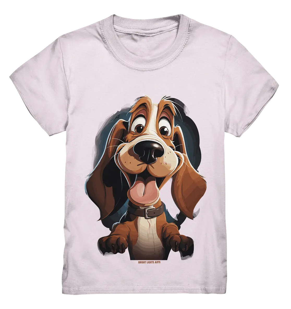Frecher Hund – Charmantes Cartoon-Design mit Hund - Kids Premium Shirt Bright Lights Arts