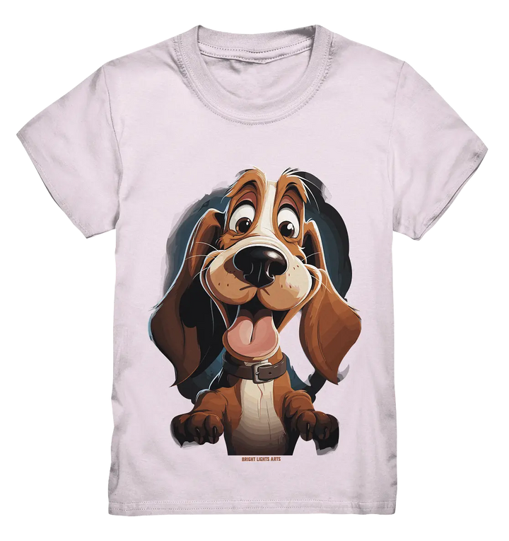 Frecher Hund – Charmantes Cartoon-Design mit Hund - Kids Premium Shirt Bright Lights Arts