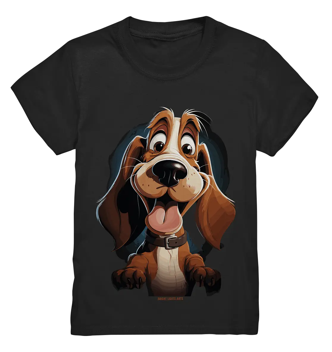 Frecher Hund – Charmantes Cartoon-Design mit Hund - Kids Premium Shirt Bright Lights Arts