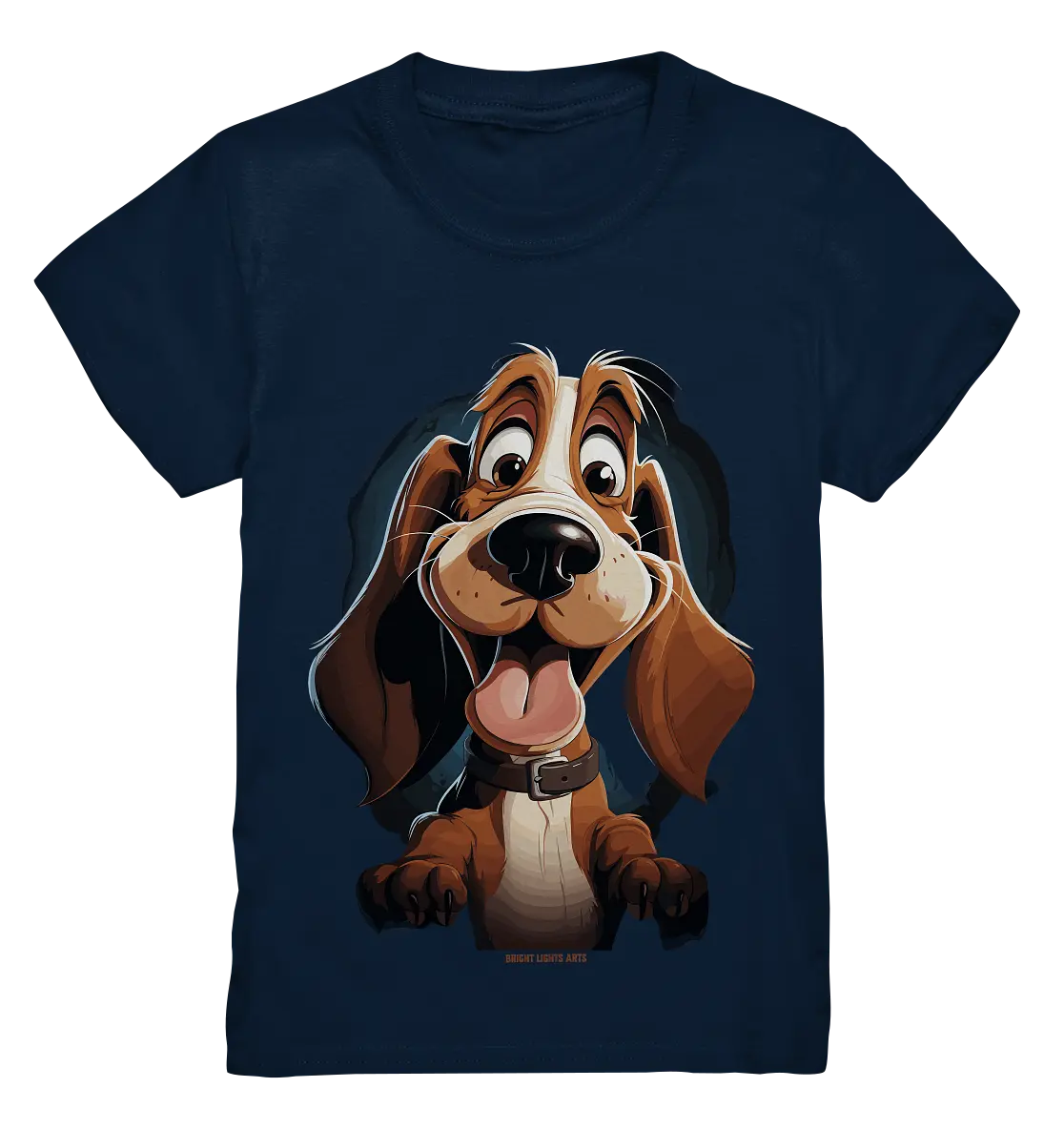 Frecher Hund – Charmantes Cartoon-Design mit Hund - Kids Premium Shirt Bright Lights Arts
