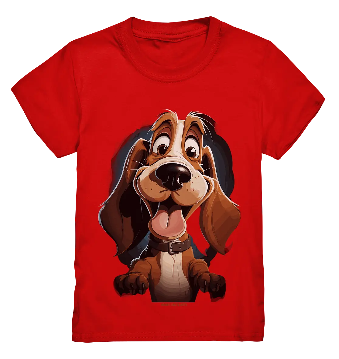 Frecher Hund – Charmantes Cartoon-Design mit Hund - Kids Premium Shirt Bright Lights Arts