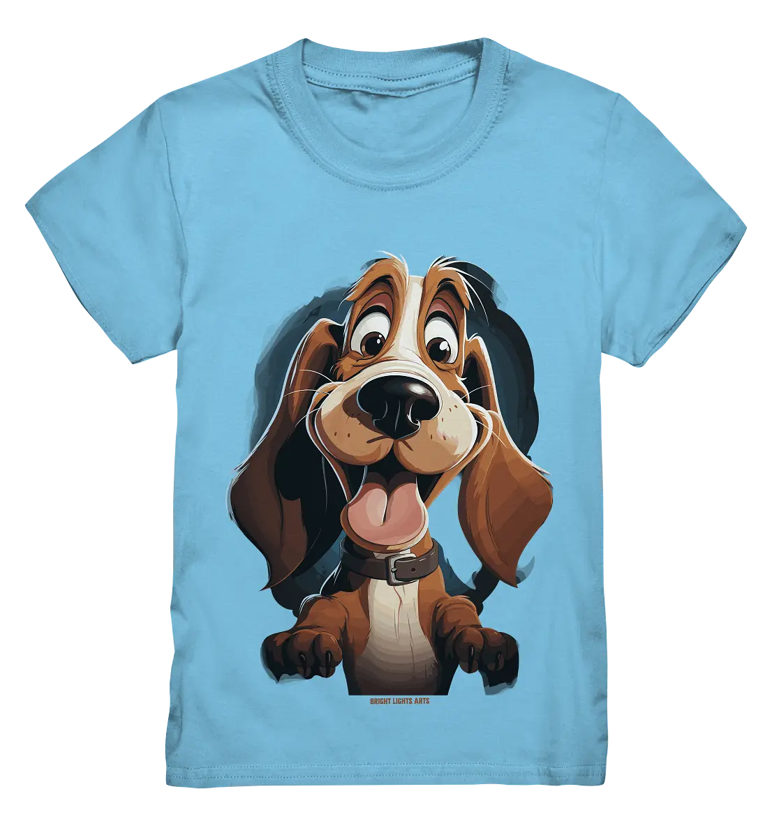 Frecher Hund – Charmantes Cartoon-Design mit Hund - Kids Premium Shirt Bright Lights Arts