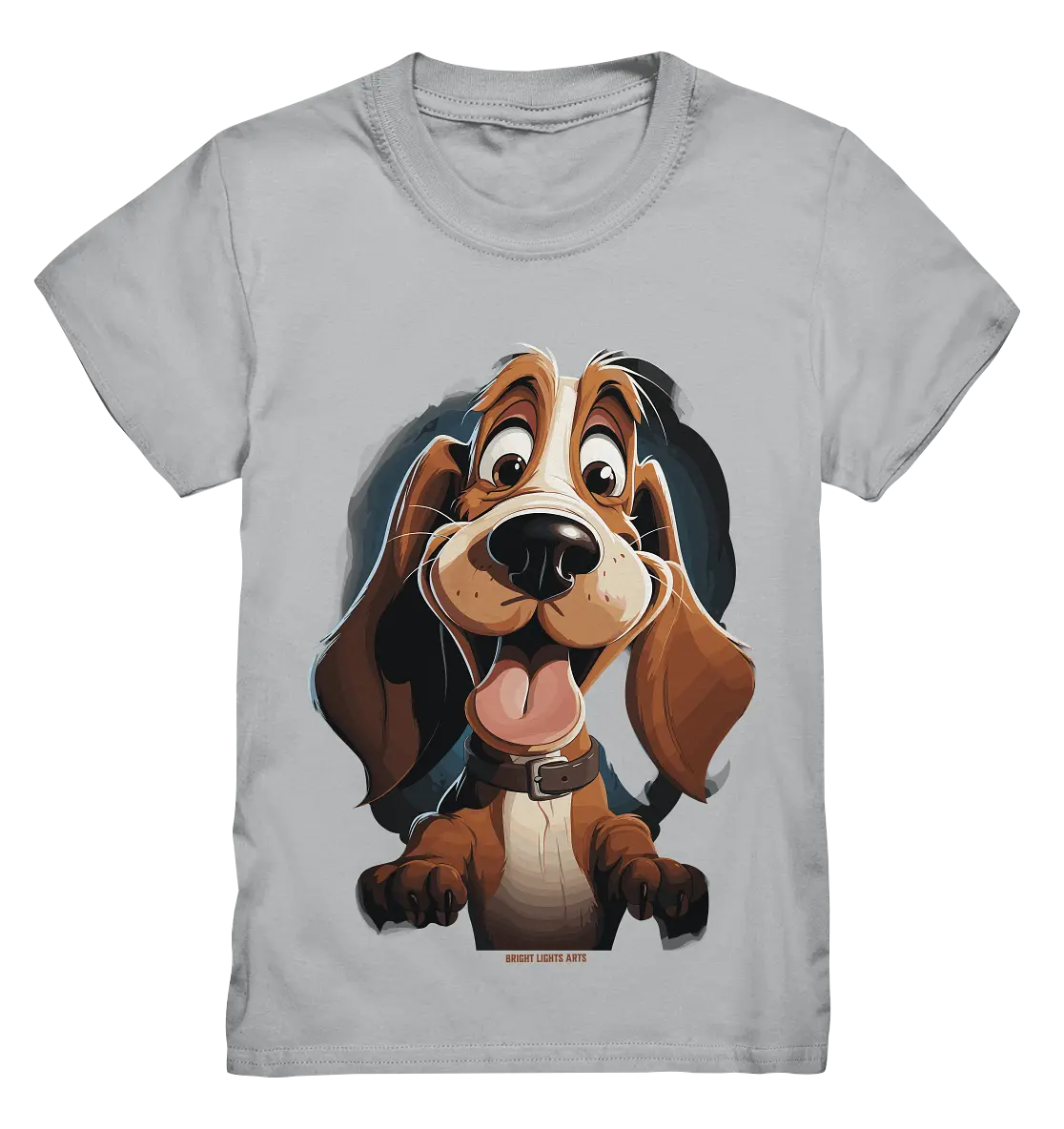 Frecher Hund – Charmantes Cartoon-Design mit Hund - Kids Premium Shirt Bright Lights Arts