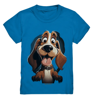 Frecher Hund – Charmantes Cartoon-Design mit Hund - Kids Premium Shirt Bright Lights Arts