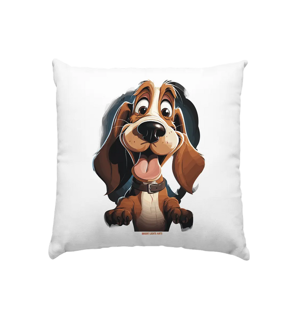Frecher Hund – Charmantes Cartoon-Design mit Hund - Kissen 40x40cm Bright Lights Arts