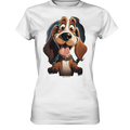 Frecher Hund – Charmantes Cartoon-Design mit Hund - Ladies Premium Shirt Bright Lights Arts