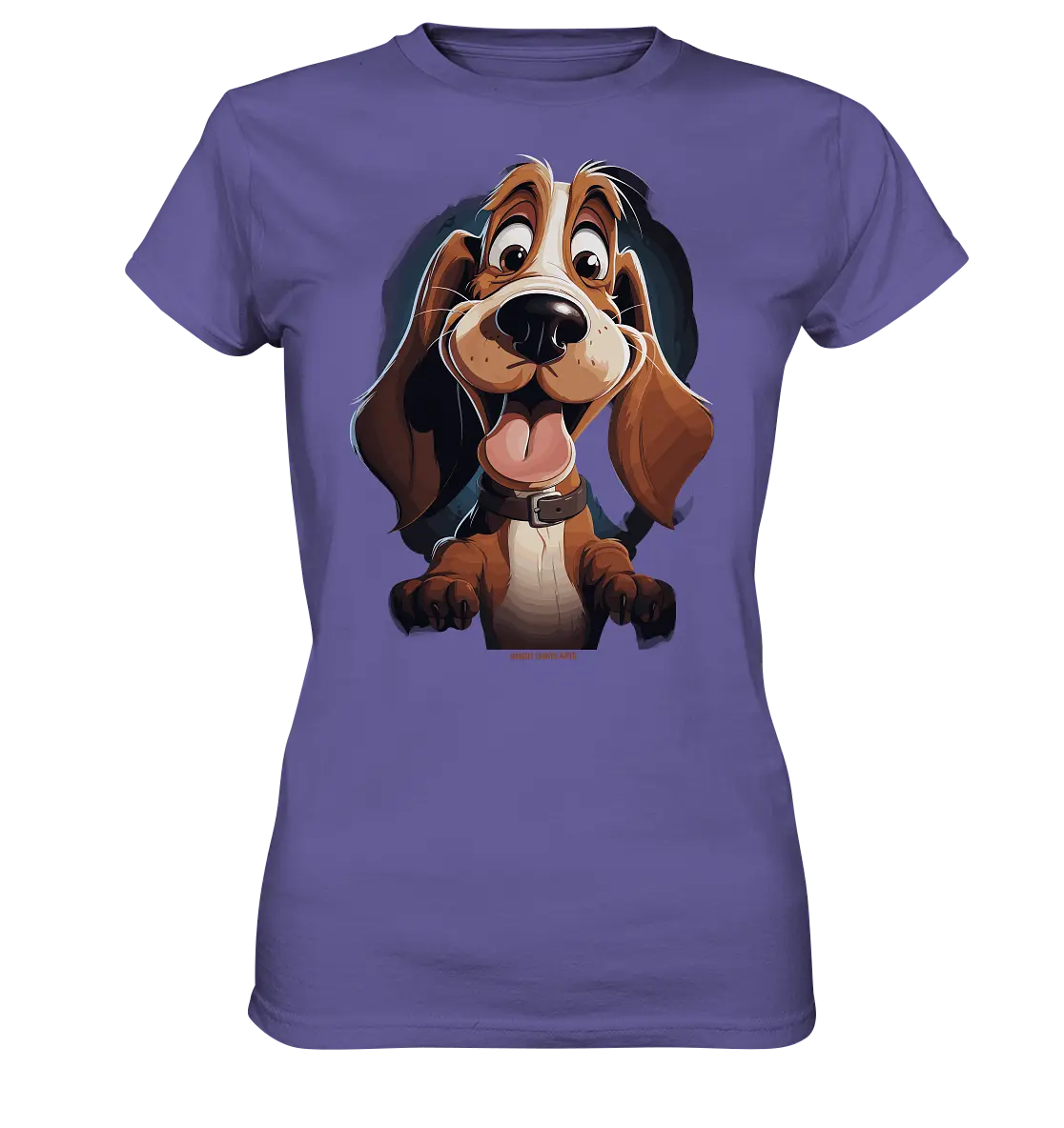 Frecher Hund – Charmantes Cartoon-Design mit Hund - Ladies Premium Shirt Bright Lights Arts